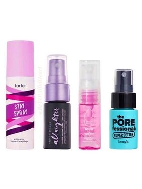 Makeup Mini Setting Spray Set - tarte, Urban Decay, beautyblender & Benefit